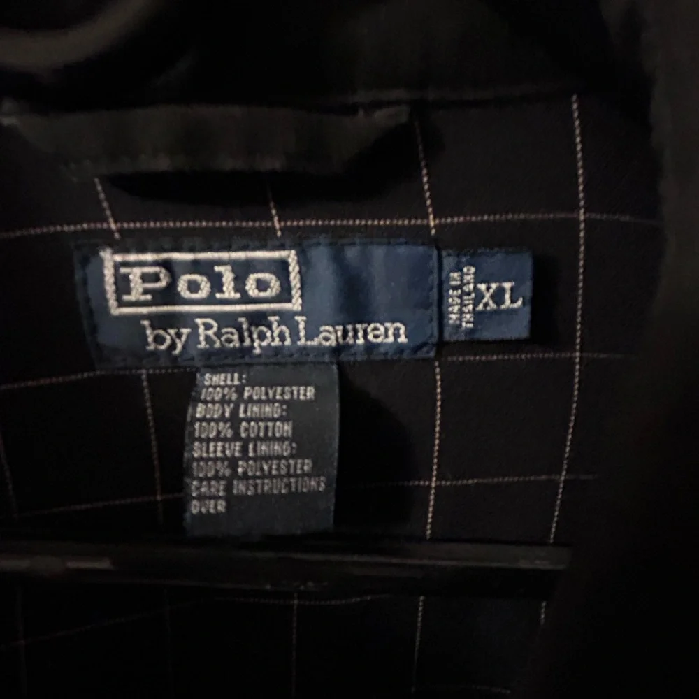 Polo by Ralph Lauren Men's Black Lightweight Jacket with Full Lining, Waistband - Picture 15 of 16